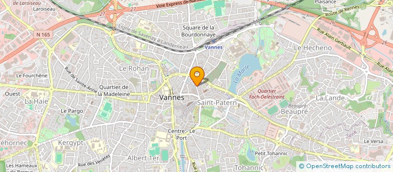 localisation de l'entreprise APEF VANNES à VANNES