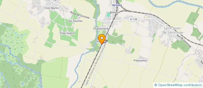 localisation de l'entreprise APEGA CHARENTES  PERIGNAC