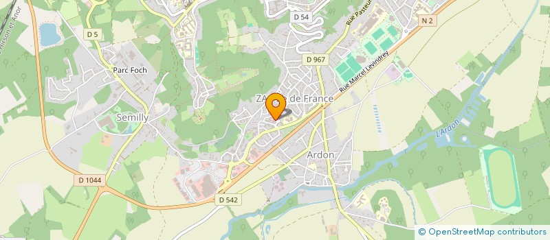 localisation de l'entreprise APEI DE LAON LES PAPILLONS BLANCS à LAON