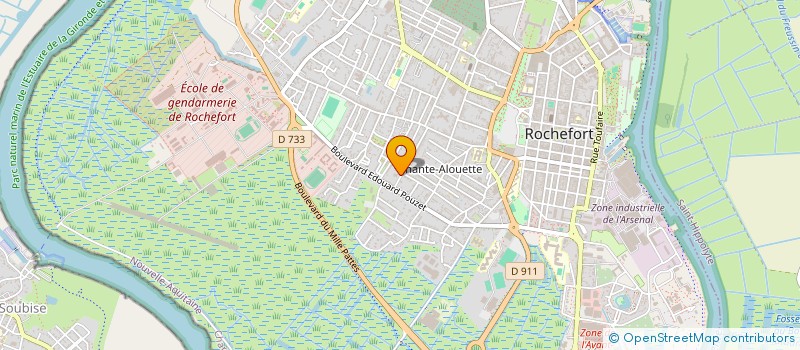 localisation de l'entreprise APEI DE ROCHEFORT à ROCHEFORT