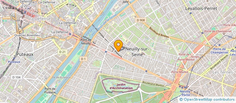 localisation de l'entreprise APEI LA MAISON DU PHARE  NEUILLY-SUR-SEINE
