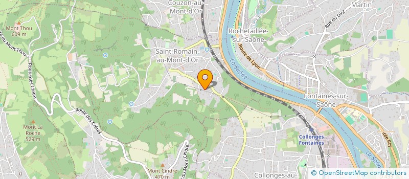 localisation de l'entreprise APEIR.O.N DEVELOPPEMENT  SAINT-ROMAIN-AU-MONT-D'OR