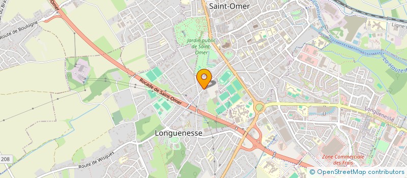 localisation de l'entreprise APEJ  LONGUENESSE