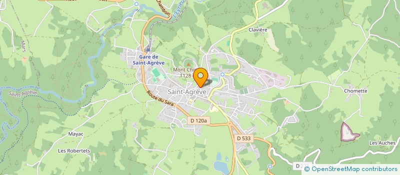 localisation de l'entreprise APEL à SAINT-AGREVE