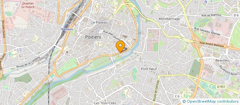 localisation de l'entreprise APEL ACADEMIQUE DE POITIERS à POITIERS