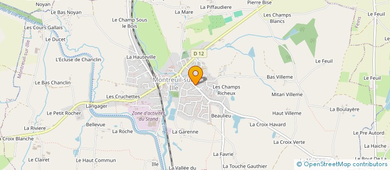 localisation de l'entreprise APEL ALLIANGE SAINT MICHEL  MONTREUIL-SUR-ILLE