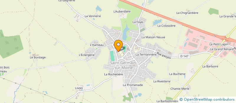 localisation de l'entreprise APEL COLLEGE JEAN BLOUIN à SEVREMOINE