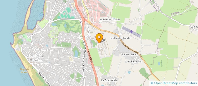 localisation de l'entreprise APEL DE L'ECOLE ET DU COLLEGE SAINT-JOSEPH DE SAINT-BREVIN à SAINT-BREVIN-LES-PINS