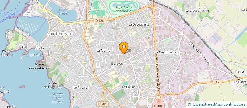 localisation de l'entreprise APEL DE L'ECOLE PRIMAIRE ET MATERNELLE MONTJOIE  SAINT-MALO