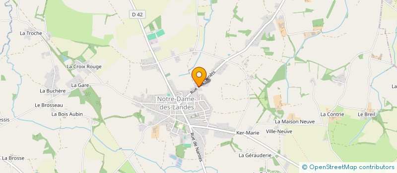 localisation de l'entreprise APEL DE L'ECOLE PRIVE SAINTE MARIE DE NOTRE DAME DES LANDES  NOTRE-DAME-DES-LANDES