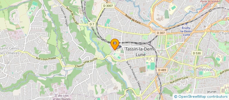 localisation de l'entreprise APEL DE L'INSTITUTION SAINT JOSEPH TASSIN  TASSIN-LA-DEMI-LUNE