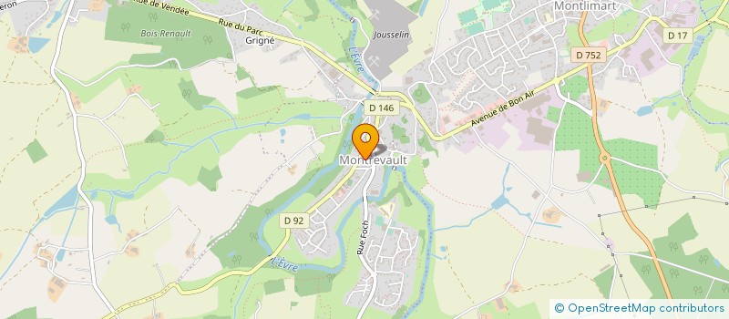 localisation de l'entreprise APEL DE MONTREVAULT à MONTREVAULT-SUR-EVRE