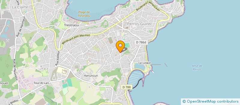 localisation de l'entreprise APEL DES ECOLES CATHOLIQUES DE PERROS GUIREC  PERROS-GUIREC