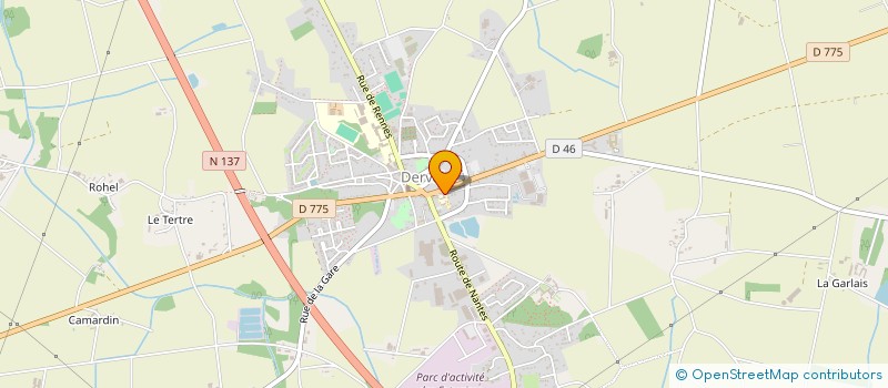 localisation de l'entreprise APEL DES ECOLES SAINTE-MARIE SAINT JOSEPH  DERVAL