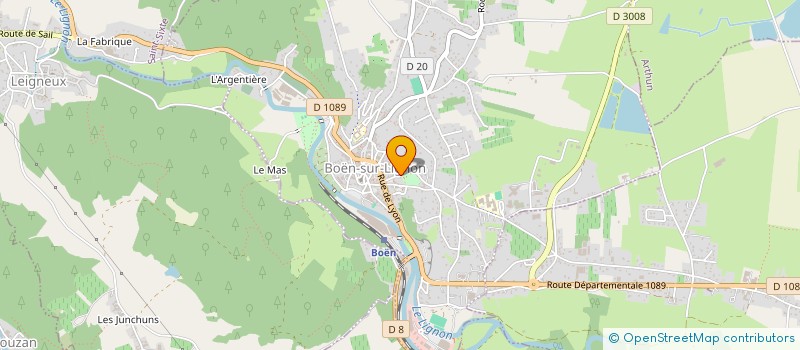 localisation de l'entreprise APEL DES TILLEULS à BOEN-SUR-LIGNON