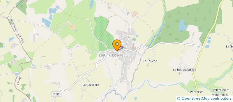 localisation de l'entreprise APEL DU COLLEGE ET DU LYCEE PRIVE ST JOSEPH LA POMMERAYE -CHALONNES  MAUGES-SUR-LOIRE