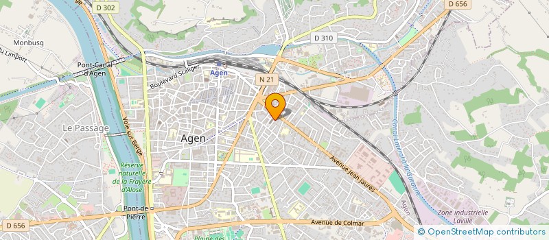 localisation de l'entreprise APEL DU SACRE COEUR  AGEN