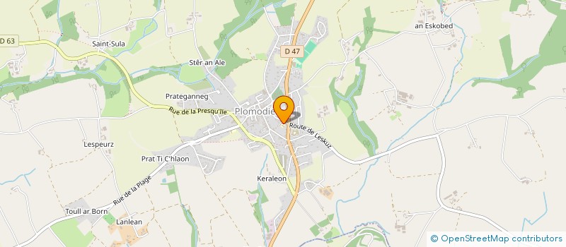 localisation de l'entreprise APEL ECOLE NOTRE DAME DU MENEZ HOM  PLOMODIERN