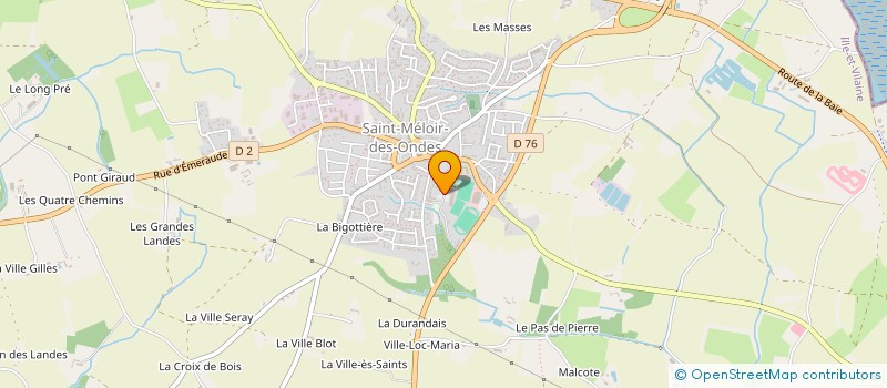 localisation de l'entreprise APEL ECOLE PRIVEE MIXTE ST MELOIR DES ONDES  SAINT-MELOIR-DES-ONDES