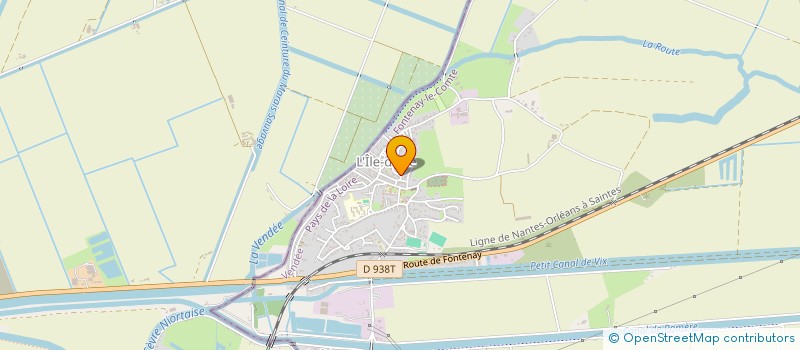 localisation de l'entreprise APEL ECOLE SAINT HILAIRE  L'ILE-D'ELLE