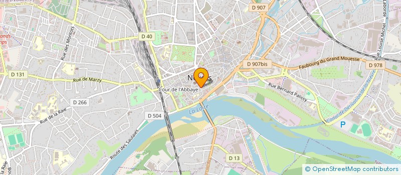 localisation de l'entreprise APEL ECOLE SAINTE JULITTE  NEVERS