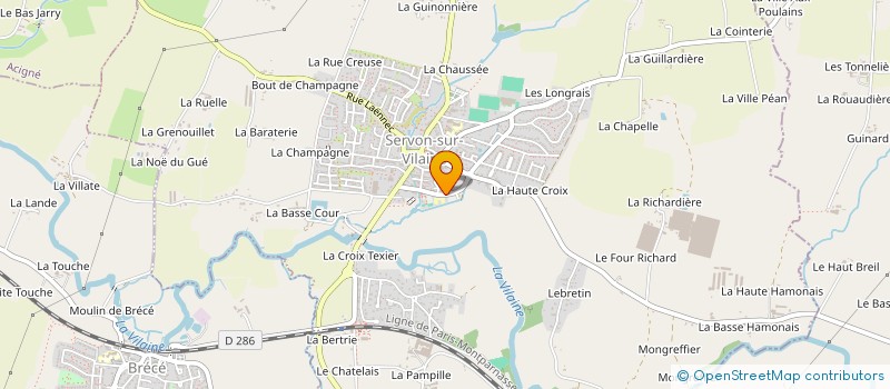 localisation de l'entreprise APEL ECOLE SAINTE MARIE DE SERVON SUR VILAINE  SERVON-SUR-VILAINE