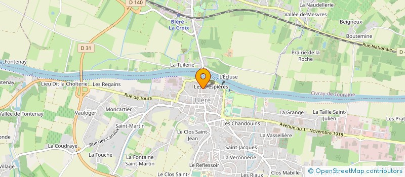 localisation de l'entreprise APEL ECOLE STE JEANNE D ARC à BLERE