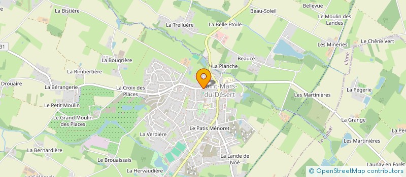 localisation de l'entreprise APEL ECOLES PRIVEES à SAINT-MARS-DU-DESERT