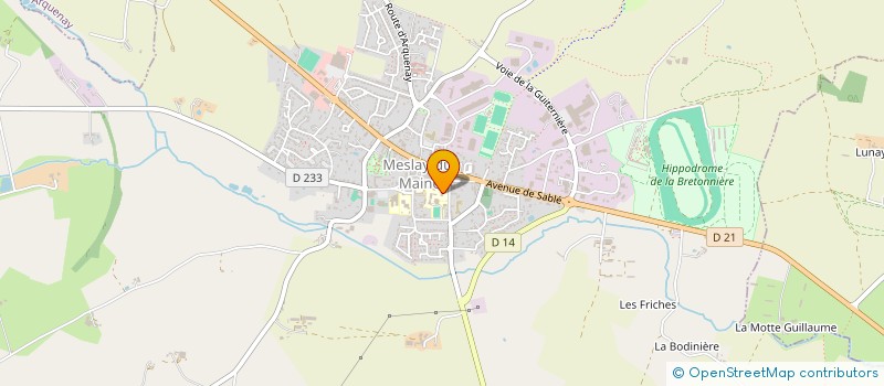 localisation de l'entreprise APEL ENSEMBLE SCOLAIRE NOTRE-DAME  MESLAY-DU-MAINE