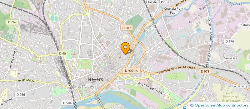 localisation de l'entreprise APEL FENELON à NEVERS