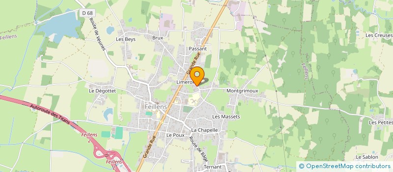 localisation de l'entreprise APEL GARDERIE D ENFANTS à FEILLENS