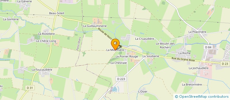 localisation de l'entreprise APEL GESTION CANTINE MUNICIPAL à LE CELLIER