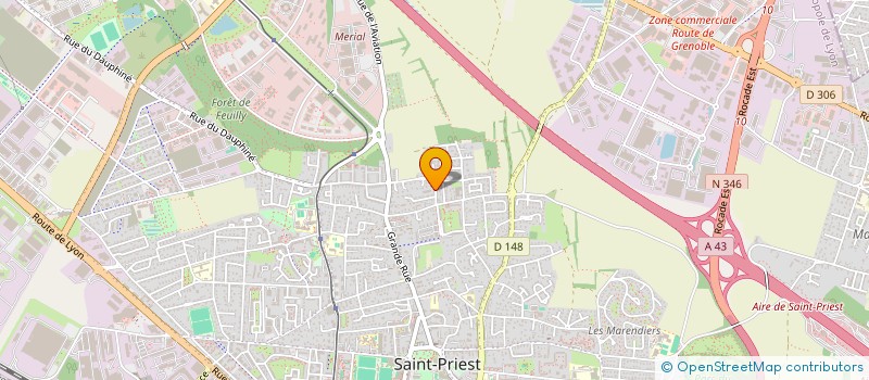 localisation de l'entreprise APEL JEANNE D ARC ST PRIEST  SAINT-PRIEST