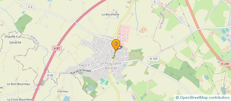 localisation de l'entreprise APEL NOTRE DAME DU CHENE ROND à CHOLET