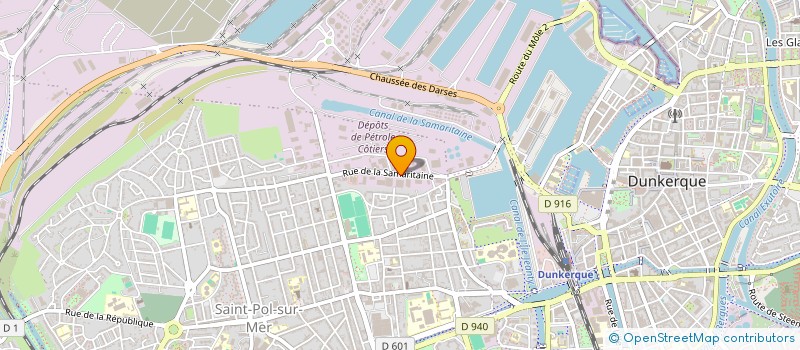 localisation de l'entreprise APEL O TRAVAUX à DUNKERQUE