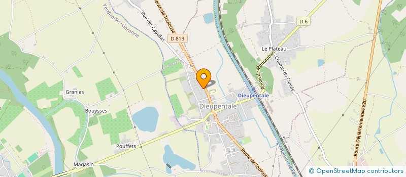 localisation de l'entreprise APEL SAINTE CLAIRE  DIEUPENTALE