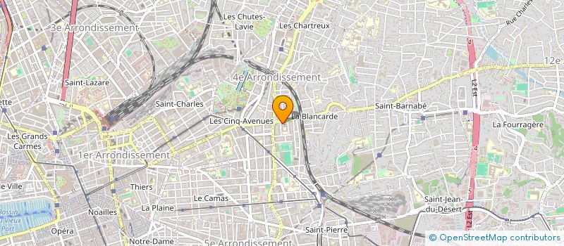 localisation de l'entreprise APEL SAINTE MARIE BLANCARDE à MARSEILLE 4EME