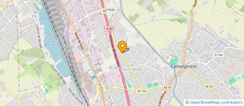 localisation de l'entreprise APELAC APPRENTISSAGE ET ECHANGES DE LANGUES ET CULTURES  FONBEAUZARD