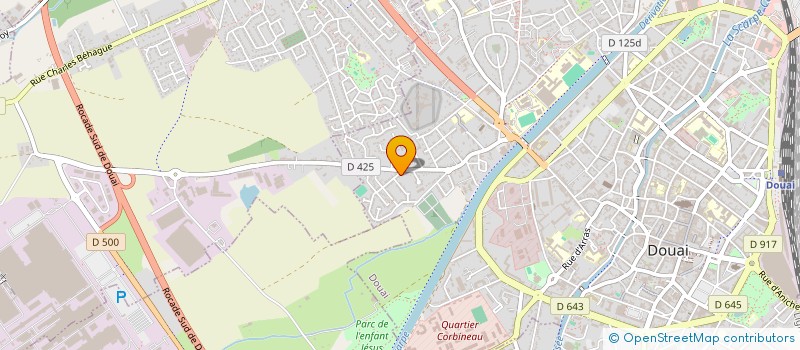 localisation de l'entreprise APELI à DOUAI