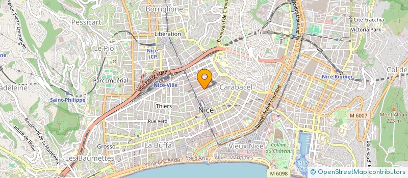 localisation de l'entreprise APELSINE  NICE