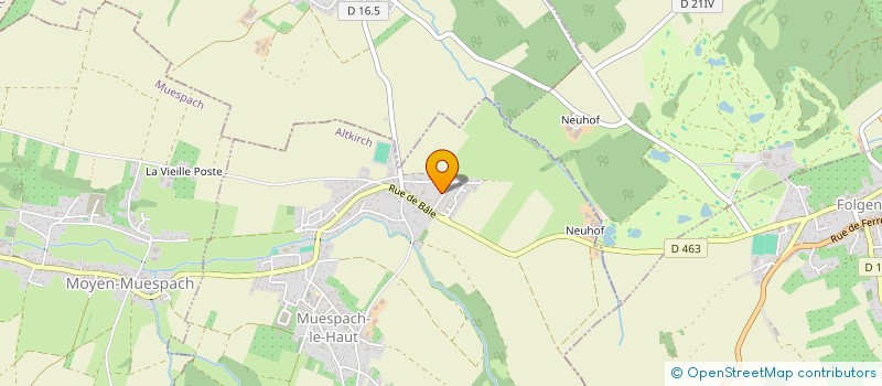 localisation de l'entreprise APELTIZ EXPERTISE  MUESPACH-LE-HAUT