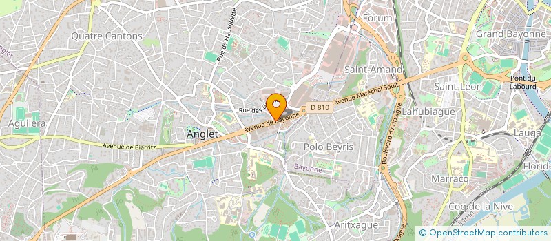 localisation de l'entreprise APEM à ANGLET