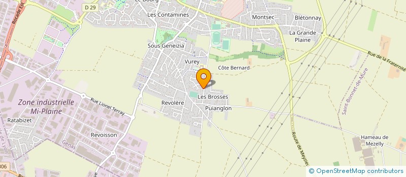 localisation de l'entreprise APEM DE GENAS à GENAS