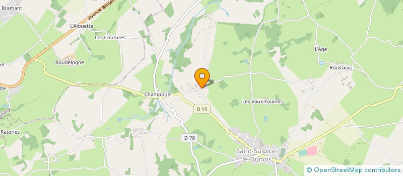 localisation de l'entreprise APEM DIAGNOSTIC IMMOBILIER DU LIMOUSIN à SAINT-SULPICE-LE-DUNOIS