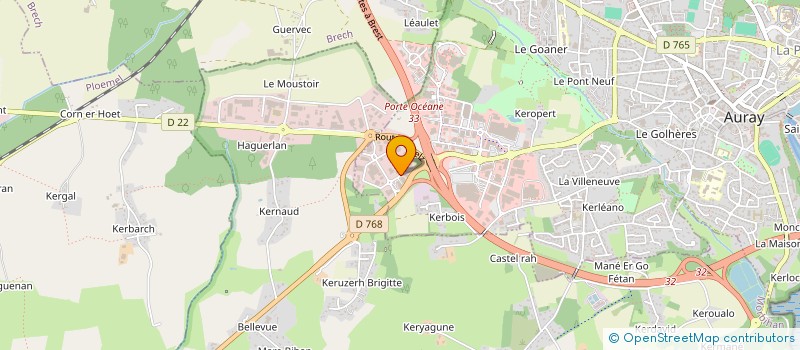 localisation de l'entreprise APEMI à AURAY