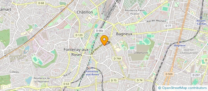 localisation de l'entreprise APEN à FONTENAY-AUX-ROSES