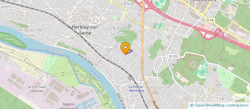 localisation de l'entreprise APENSE  LA FRETTE-SUR-SEINE