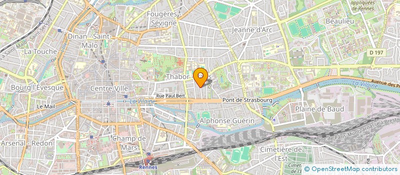localisation de l'entreprise APEO  RENNES