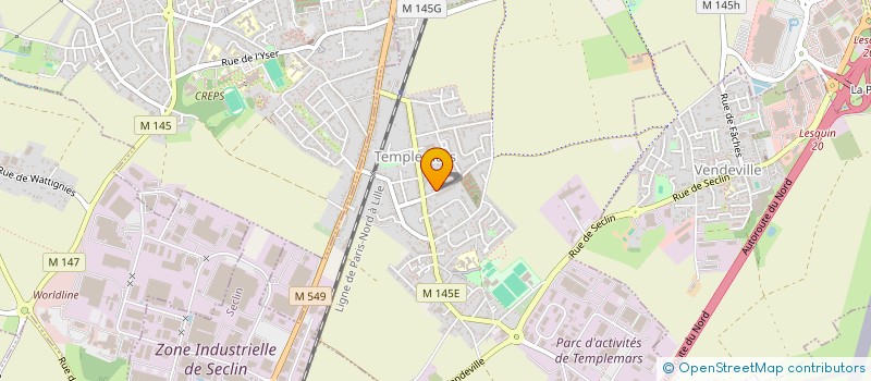 localisation de l'entreprise APEP  TEMPLEMARS