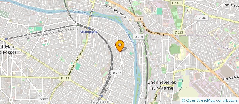 localisation de l'entreprise APEPFI CONSULTING à SAINT-MAUR-DES-FOSSES